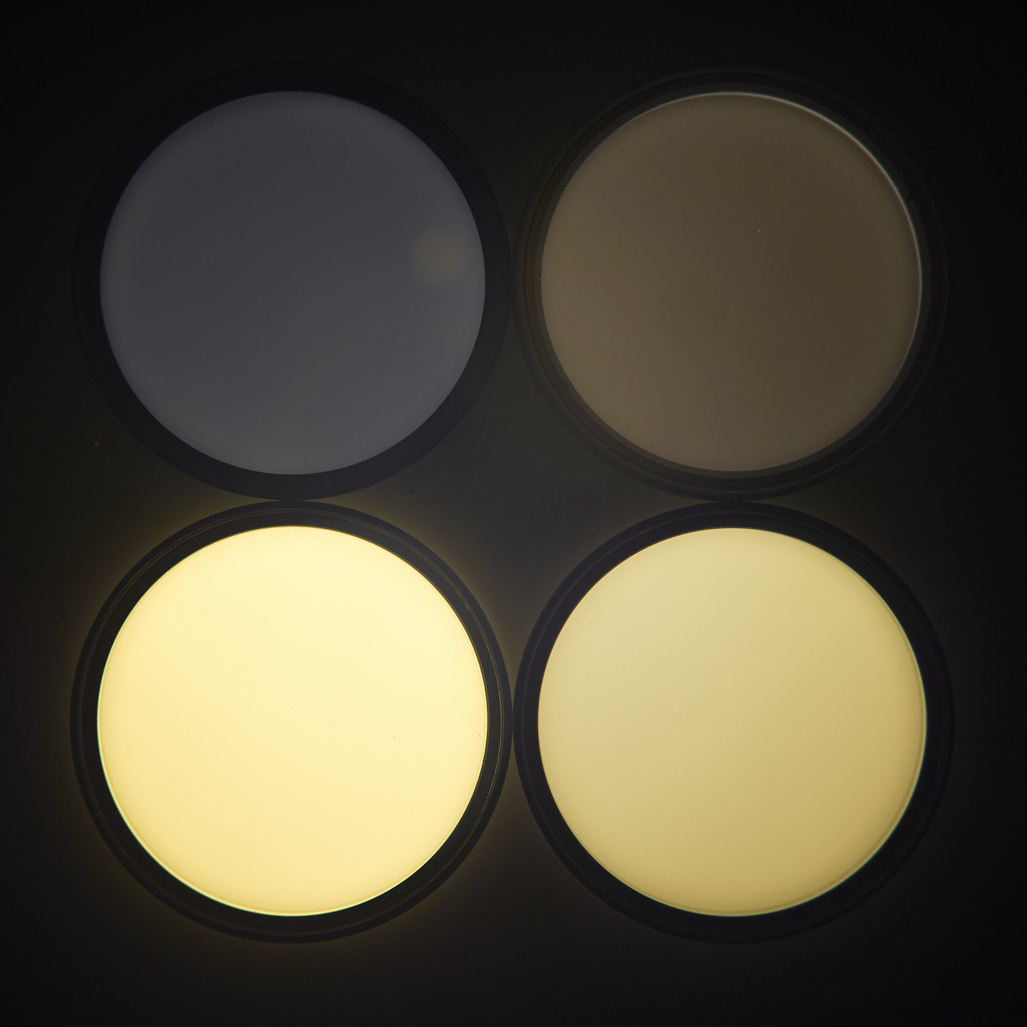 C: Filters in UV-A (365 nm) radiation, near-infrared fluorescence(falsecolour).